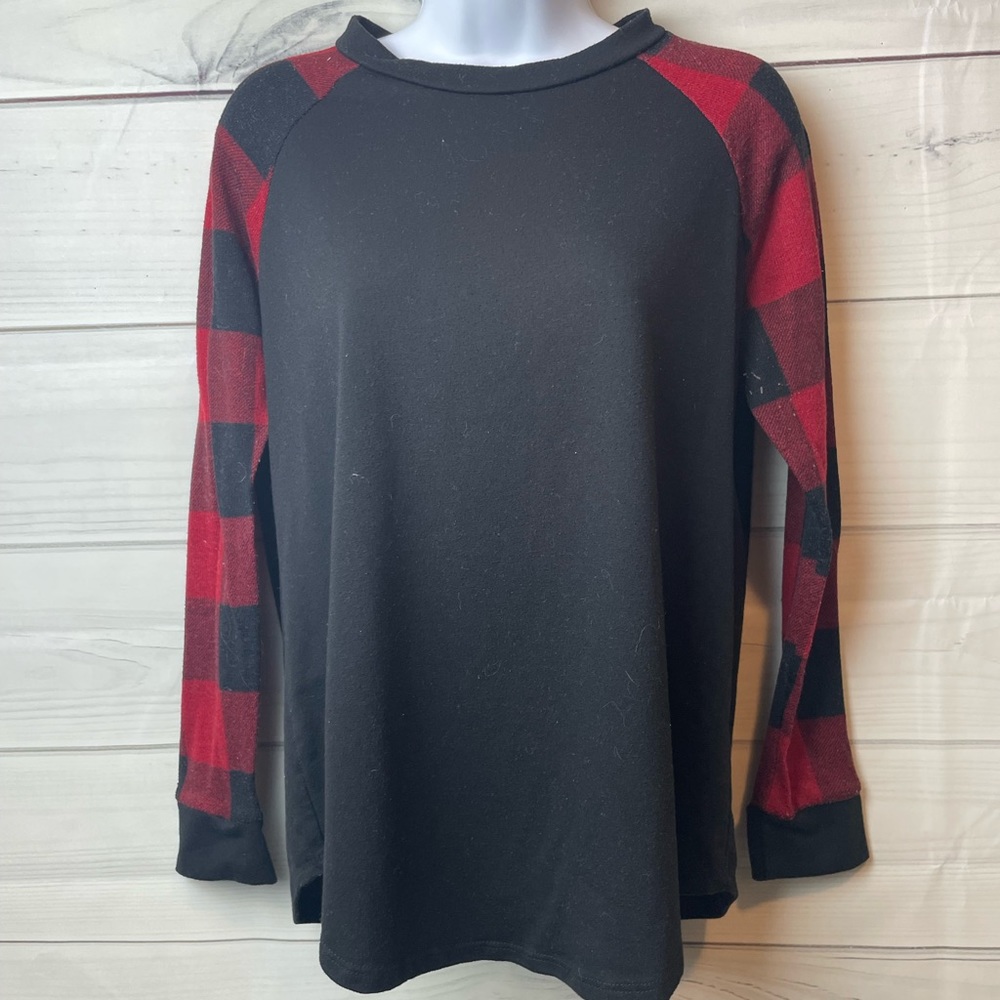 BUFFALO plaid PRINT BASEBALL STYLE SHIRT